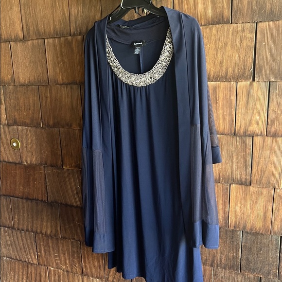 R & M Richards Navy Women's Robe - Picture 8 of 8